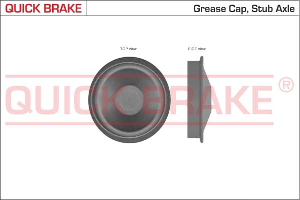 QUICK BRAKE 9828 - Korkki / kansi inparts.fi