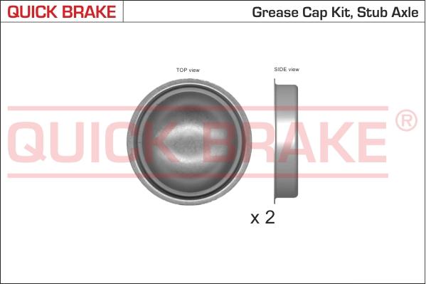 QUICK BRAKE 9822K - Kupu, pyöränlaakeri inparts.fi