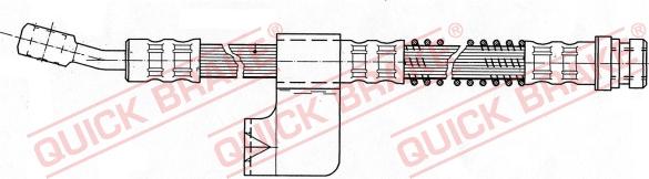 QUICK BRAKE 58.955 - Jarruletku inparts.fi