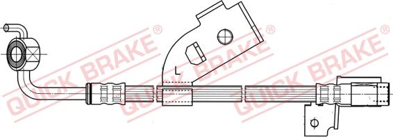 QUICK BRAKE 58.915 - Jarruletku inparts.fi