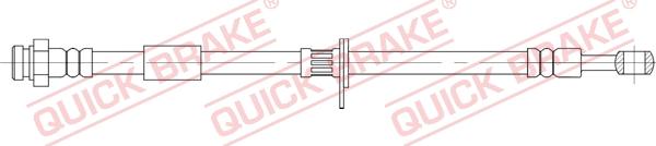 QUICK BRAKE 58.831 - Jarruletku inparts.fi