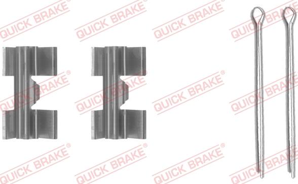 QUICK BRAKE 109-0969-1 - Tarvikesarja, jarrupala inparts.fi