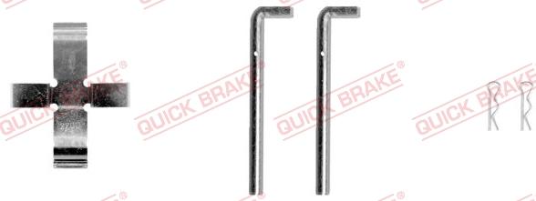 QUICK BRAKE 109-0968-1 - Tarvikesarja, jarrupala inparts.fi