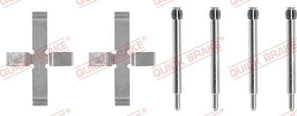 QUICK BRAKE 1090980 - Tarvikesarja, jarrupala inparts.fi