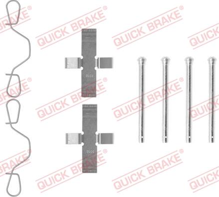 QUICK BRAKE 1090982 - Tarvikesarja, jarrupala inparts.fi