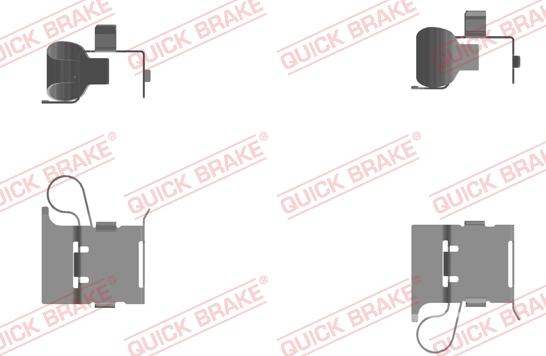 QUICK BRAKE 109-0097-1 - Tarvikesarja, jarrupala inparts.fi