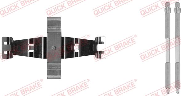 QUICK BRAKE 109-0042-1 - Tarvikesarja, jarrupala inparts.fi