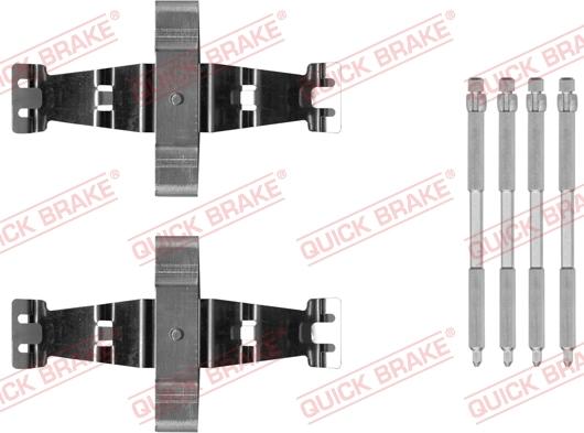 QUICK BRAKE 1090042 - Tarvikesarja, jarrupala inparts.fi