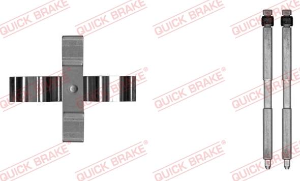 QUICK BRAKE 109-0055-1 - Tarvikesarja, jarrupala inparts.fi