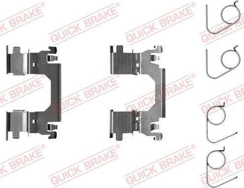 QUICK BRAKE 109-0053R-1 - Tarvikesarja, jarrupala inparts.fi