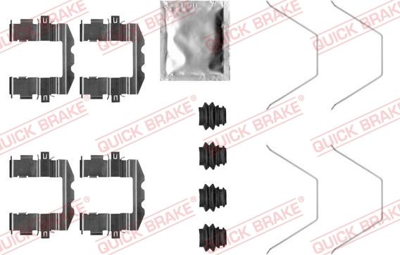 QUICK BRAKE 1090057 - Tarvikesarja, jarrupala inparts.fi