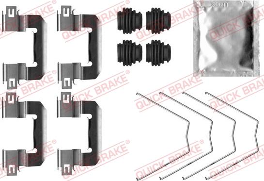 QUICK BRAKE 1090064 - Tarvikesarja, jarrupala inparts.fi