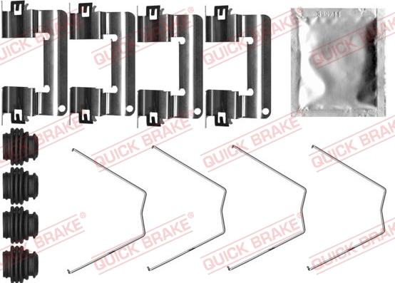 QUICK BRAKE 1090065 - Tarvikesarja, jarrupala inparts.fi