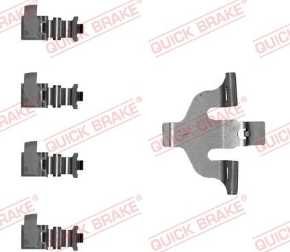 QUICK BRAKE 109-0066-1 - Tarvikesarja, jarrupala inparts.fi