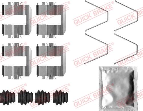 QUICK BRAKE 1090060 - Tarvikesarja, jarrupala inparts.fi