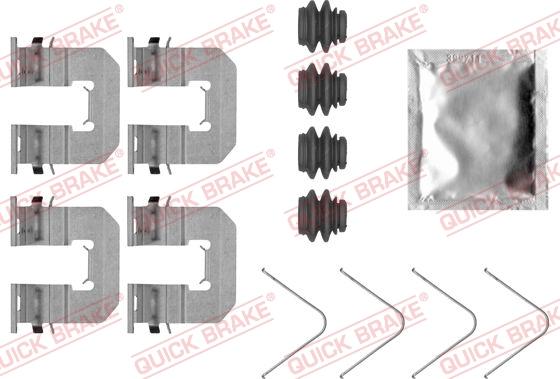 QUICK BRAKE 1090068 - Tarvikesarja, jarrupala inparts.fi