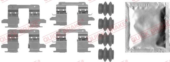 QUICK BRAKE 109-0005 - Tarvikesarja, jarrupala inparts.fi