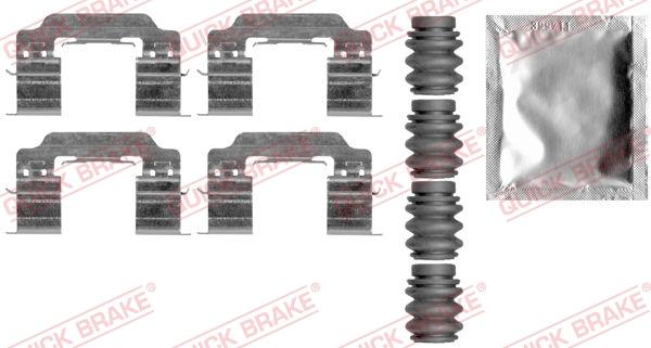 QUICK BRAKE 1090007 - Tarvikesarja, jarrupala inparts.fi