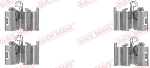 QUICK BRAKE 109-0015R-1 - Tarvikesarja, jarrupala inparts.fi