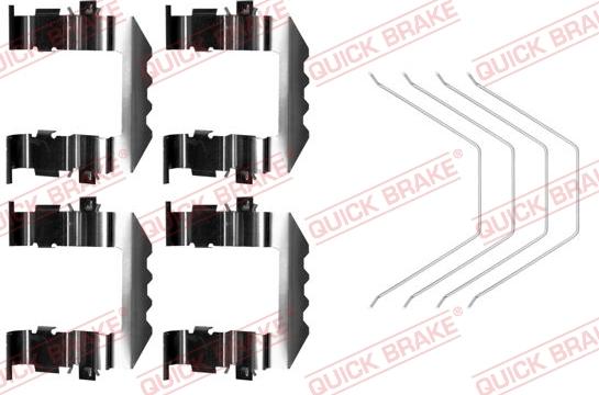 QUICK BRAKE 1090018 - Tarvikesarja, jarrupala inparts.fi