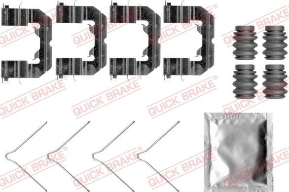 QUICK BRAKE 1090089 - Tarvikesarja, jarrupala inparts.fi