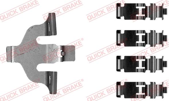 QUICK BRAKE 109-0030-1 - Tarvikesarja, jarrupala inparts.fi