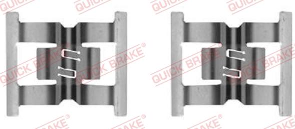 QUICK BRAKE 1090031 - Tarvikesarja, jarrupala inparts.fi