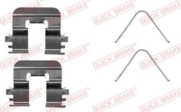 QUICK BRAKE 109-0033R-1 - Tarvikesarja, jarrupala inparts.fi