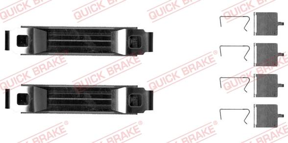 QUICK BRAKE 1090029 - Tarvikesarja, jarrupala inparts.fi