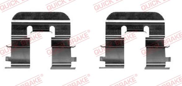 QUICK BRAKE 109-0024-1 - Tarvikesarja, jarrupala inparts.fi