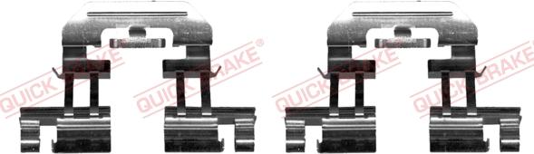 QUICK BRAKE 109-0025R-1 - Tarvikesarja, jarrupala inparts.fi