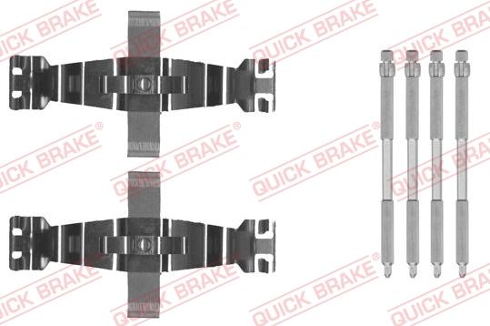 QUICK BRAKE 1090022 - Tarvikesarja, jarrupala inparts.fi