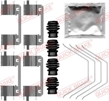 QUICK BRAKE 109-0141 - Tarvikesarja, jarrupala inparts.fi