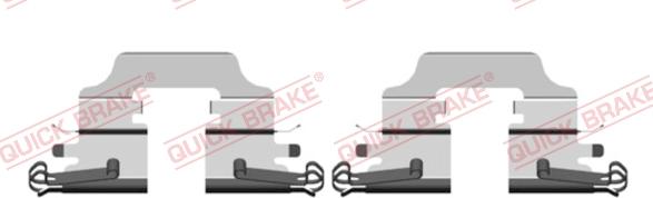 QUICK BRAKE 109-0158R-1 - Tarvikesarja, jarrupala inparts.fi