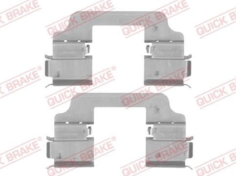 QUICK BRAKE 109-0153-1 - Tarvikesarja, jarrupala inparts.fi