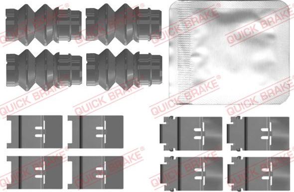 QUICK BRAKE 109-0152 - Tarvikesarja, jarrupala inparts.fi