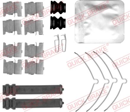 QUICK BRAKE 109-0169 - Tarvikesarja, jarrupala inparts.fi