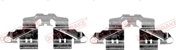 QUICK BRAKE 109-0161R-1 - Tarvikesarja, jarrupala inparts.fi