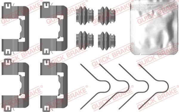 QUICK BRAKE 1090105 - Tarvikesarja, jarrupala inparts.fi