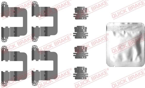 QUICK BRAKE 1090106 - Tarvikesarja, jarrupala inparts.fi