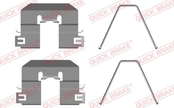 QUICK BRAKE 109-0100R-1 - Tarvikesarja, jarrupala inparts.fi