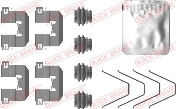 QUICK BRAKE 1090100 - Tarvikesarja, jarrupala inparts.fi