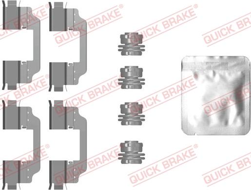 QUICK BRAKE 1090101 - Tarvikesarja, jarrupala inparts.fi