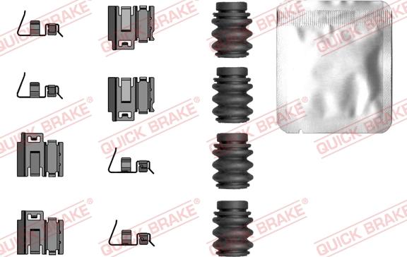 QUICK BRAKE 1090119 - Tarvikesarja, jarrupala inparts.fi