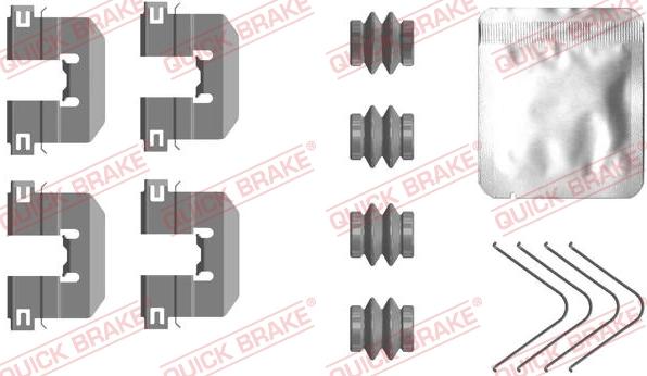 QUICK BRAKE 1090117 - Tarvikesarja, jarrupala inparts.fi