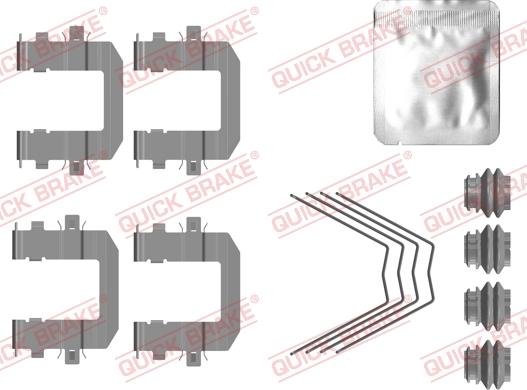 QUICK BRAKE 109-0131 - Tarvikesarja, jarrupala inparts.fi