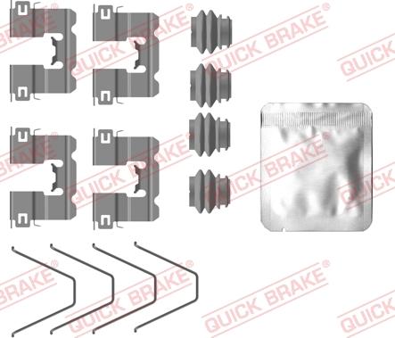 QUICK BRAKE 109-0137 - Tarvikesarja, jarrupala inparts.fi