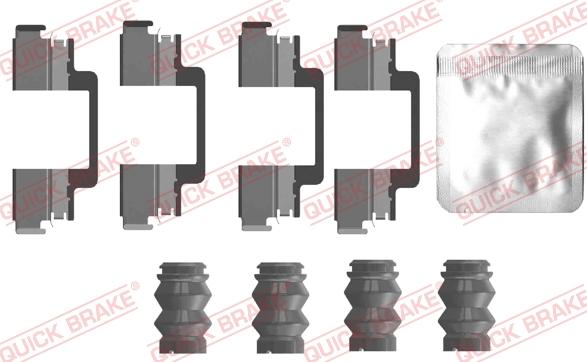 QUICK BRAKE 109-0121 - Tarvikesarja, jarrupala inparts.fi