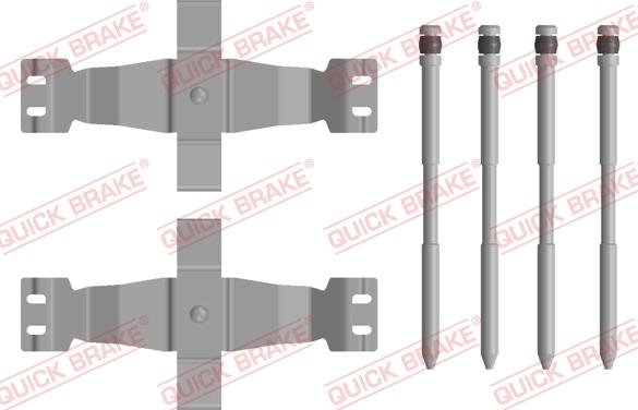 QUICK BRAKE 109-0122 - Tarvikesarja, jarrupala inparts.fi