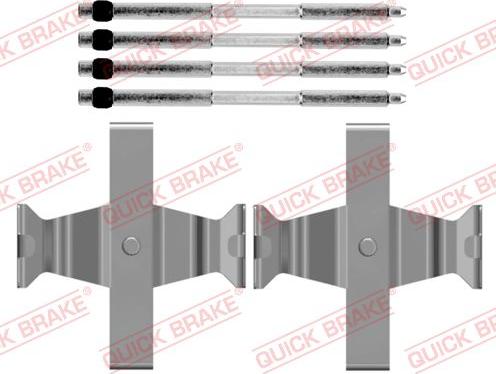 QUICK BRAKE 109-0205 - Tarvikesarja, jarrupala inparts.fi